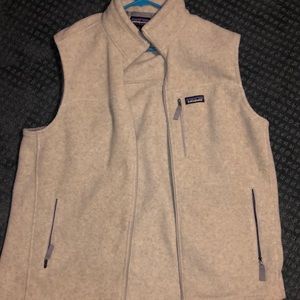 White Patagonia Synchilla vest
